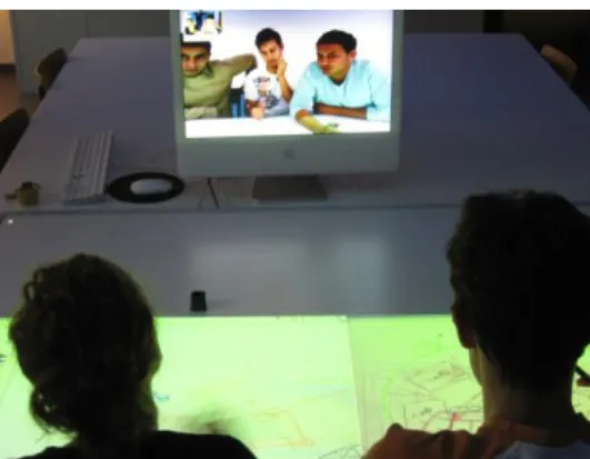 Fig. 3 : Distributed Collaboration Design Studio. 