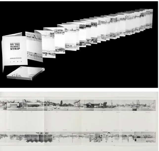 Figure 10 : Façades des bâtiments le long de la Sunset - Edward Rusha - Lithograph
