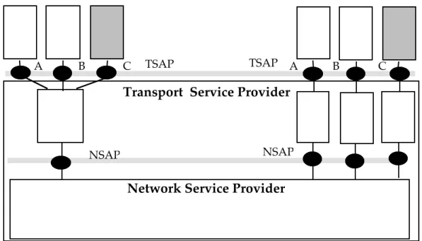 Fig. 5.1  The Transport Service and the Network Service