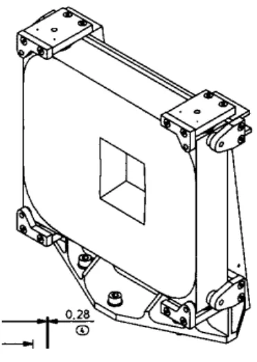 Fig. 3: Grating assembly (AMOS s.a.).