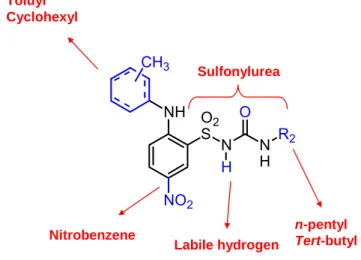 Figure II-3. Proposed pharmacophore for potent human platelet TP antagonistic activity