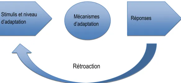 Figure 1. L’humain en tant que système d’adaptation (Roy, 2008) 