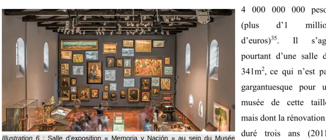 Illustration  6  :  Salle  d’exposition  «  Memoria  y  Nación  »  au  sein  du  Musée  National de Colombie