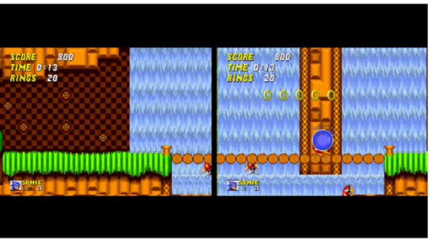 Illustration 2 : Vidéo comparant les deux versions du TAS de Sonic the Hedgehog 2