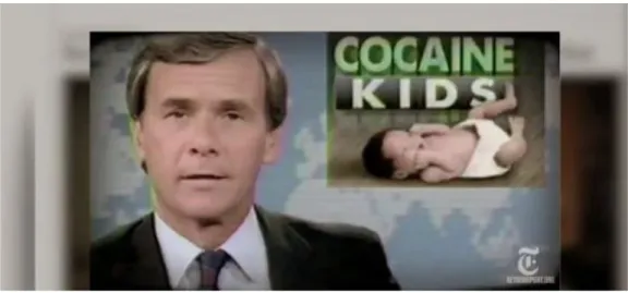 Figure 5 : Les Cocaine Kids (enfants cocaïne) sur la chaîne télévisée d'information du New York Times 19