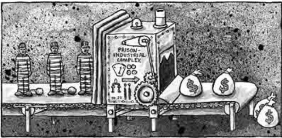Figure 11 : Caricature du « complexe industrio-carcéral » par Eric Spitler 32