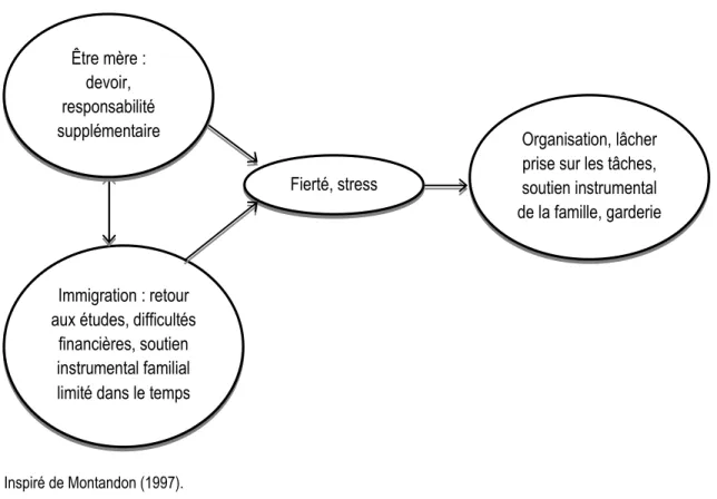 Figure 5 : L'expérience sociale de la maman pourvoyeuse 