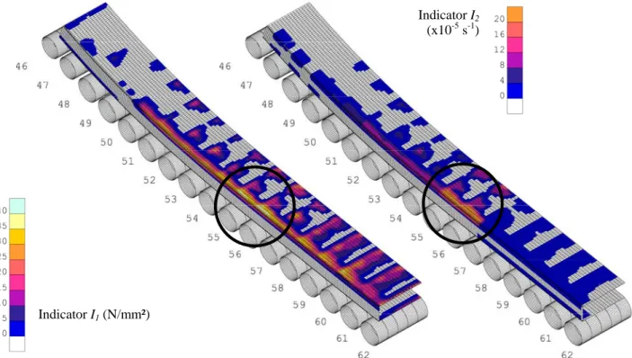 Figure 1 represents a part (straightening zone) of the casting of a microalloyed steel with standard  conditions (without any local defect)