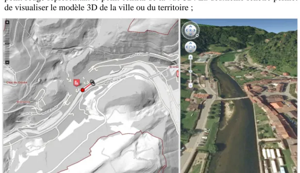Figure 9: Visualisation du territoire en 3D (source: http://geo.jura.ch/)