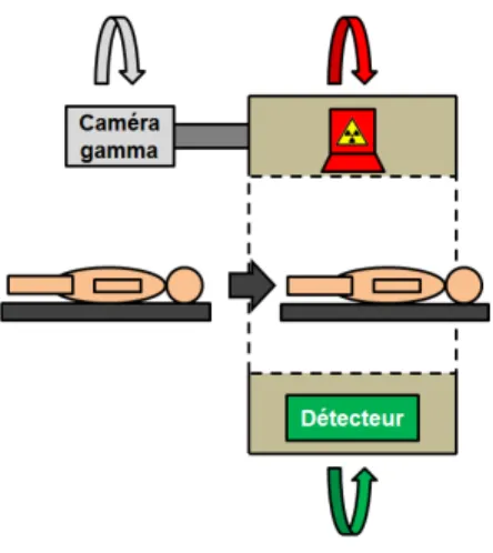 Figure 2.3: Schéma de l’acquisition d’images avec un appareil de TEM/TDM.