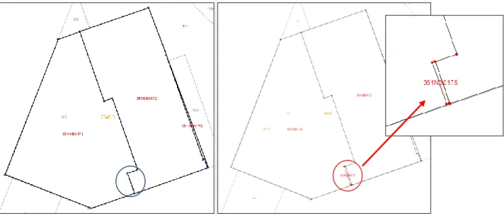 Figure 17 : Opérations foncières successives sur une même zone 