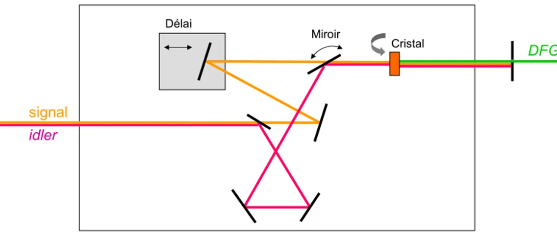 Figure 1.6: Représentation schématique du design du module N-DFG de Light Conversion.