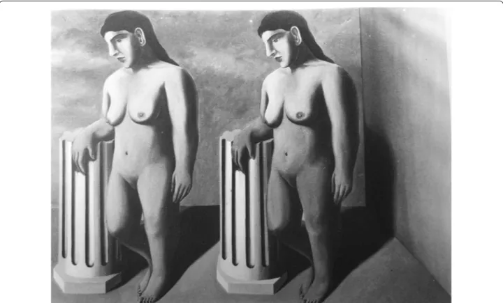 Fig. 3  René Magritte, La pose enchantée, 1927, oil on canvas, listed under n°163 in the RMCR with the mention “whereabouts unknown”