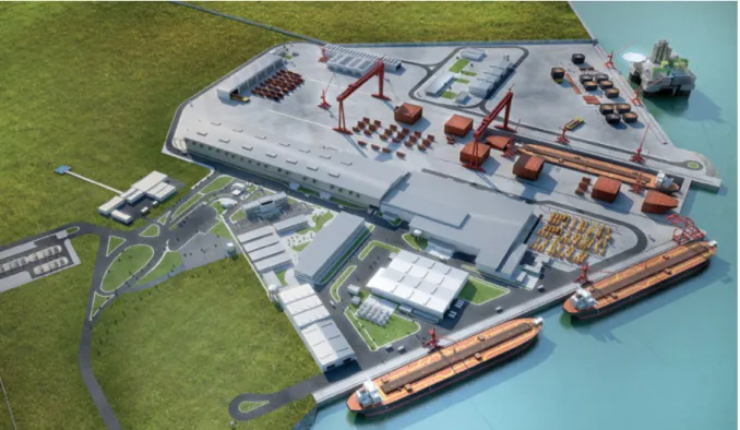 Fig. 1 shows the different Greenfields shipyards of Brazil. There are recently constructed or in plan to  be constructed soon