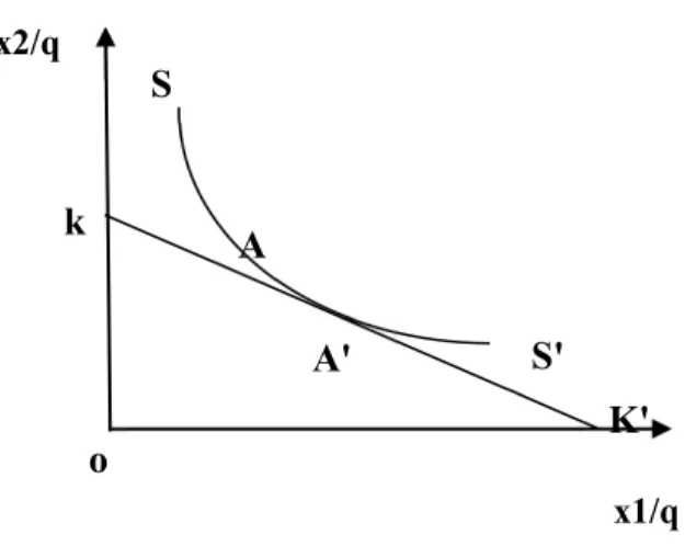 Figure 3 : Présentation de l'efficience allocative 