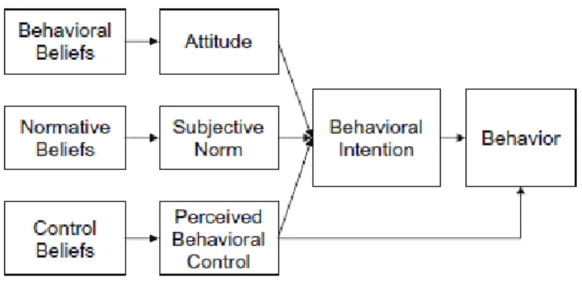 Figure 6: Ajzen's Theory of Planned Behavior 