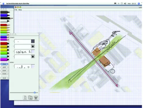 Fig. 2 : SketSha Interface 