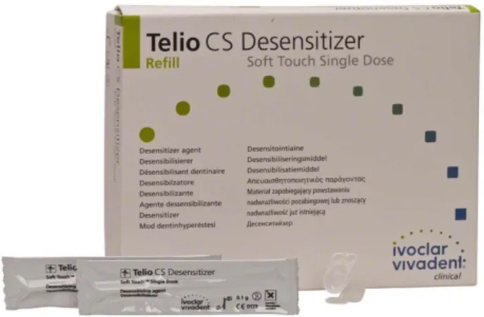 Figure 6 : Solution Telio CS Desensitizer  Source : Ivoclar Vivadent, Telio CS Desensitizer, 2017 