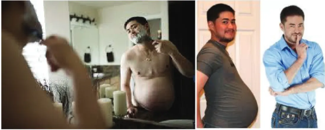 Figure 9 : Thomas Beatie, transsexuel FtM, premier homme enceinte   Il est le père légal et la mère biologique de ses quatre enfants 