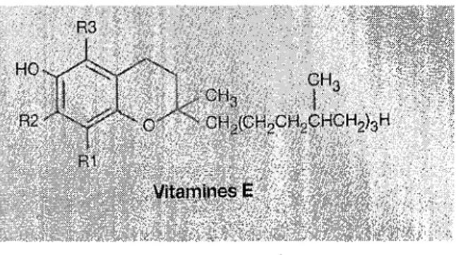 FIGURE  3: Formule chimique de la vitamine E  [13]. 