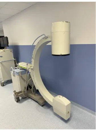 Figure 7 - Bras de Radioscopie - imagerie interventionnelle. 