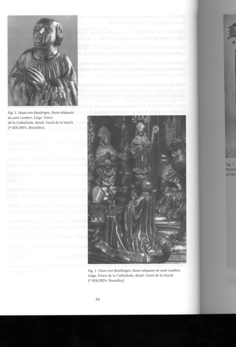 Fig. 1. Hans vonReutlingen,  Buste-reliquaire de saint Lambert, Lidge, Trdsor