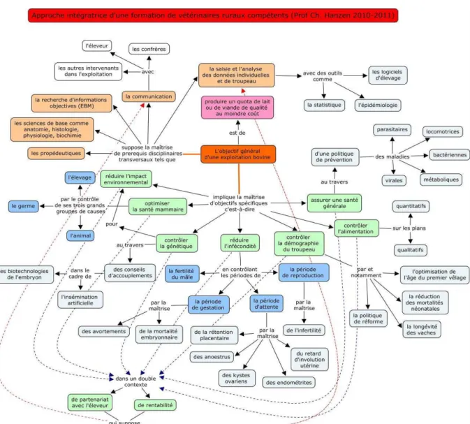 FIGURE 9 : CARTE CONCEPTUELLE D’UN VETERINAIRE COMPETENT 