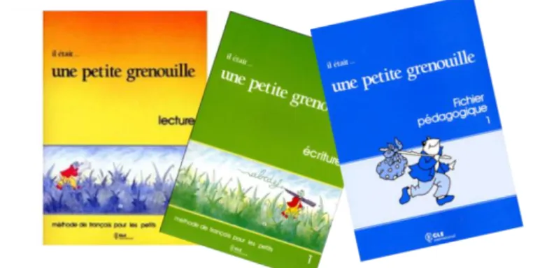 Figure 7 : manuels « Il était une petite grenouille » Editions Clé International 