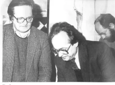 Fig. 4  Allen Ginsberg,  Liège, février 1983. 