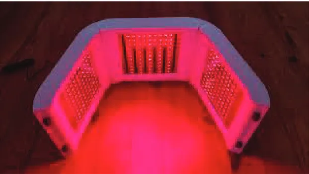 Figure 5: Exemple de panneaux utilisant la photobiomodulation 