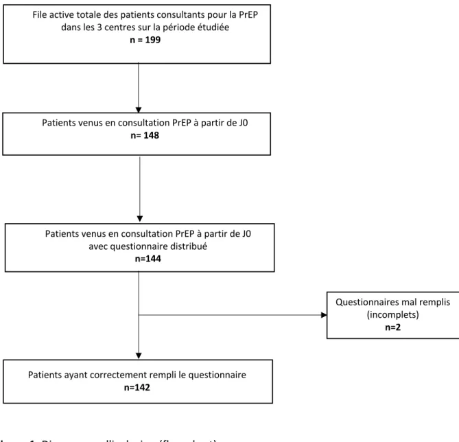 Figure 1. Diagramme d'inclusion (flow chart) 