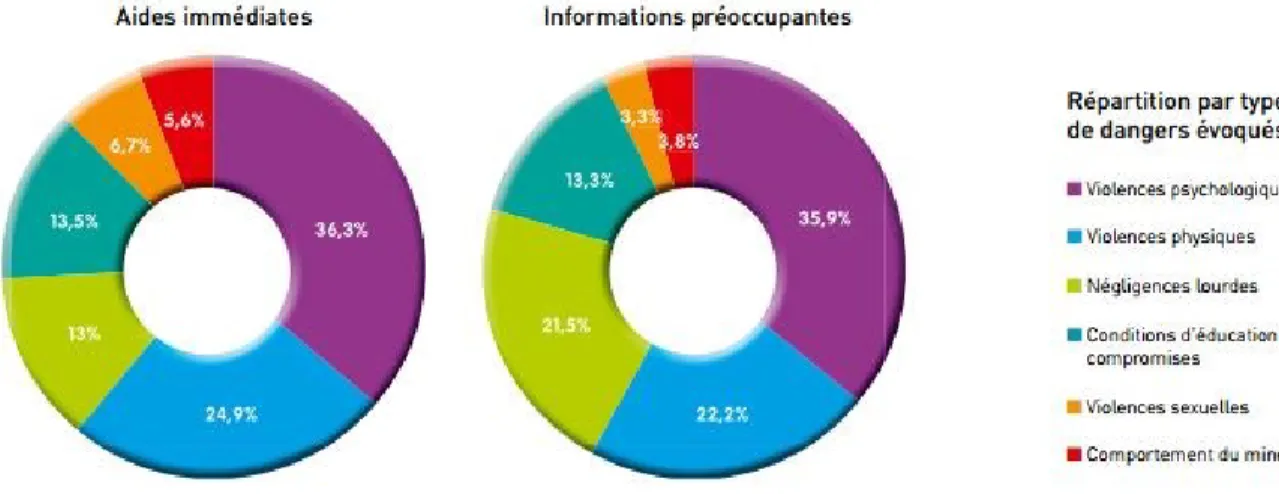 Figure 6 : Répartition des dangers évoqués 