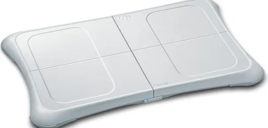 Figure 13: Nintendo® Wii Balance Board®, vue de dessus  