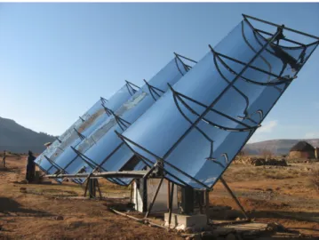 Fig. 1. Solar ORC prototype installed by STG in Lesotho.