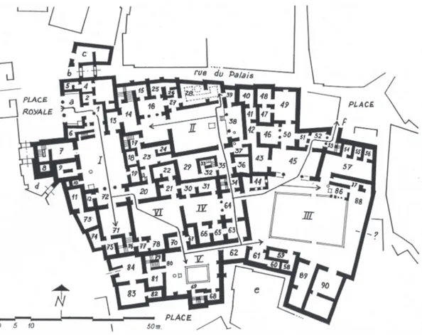 Fig. 1 - Plan du Palais royal.