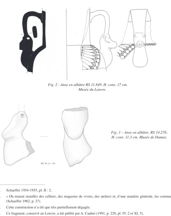 Fig. 3 – Anse en albâtre. RS 14.276. 