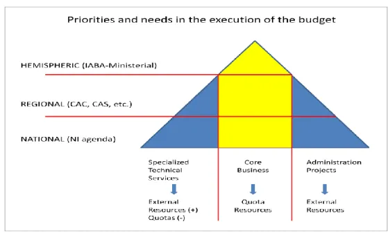 Figure 3. Priorities and needs in the execution of the budget 