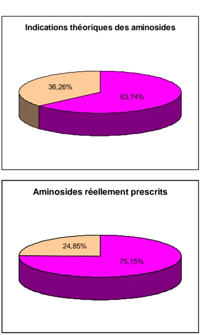 Figure 11. Indications des aminosides. 
