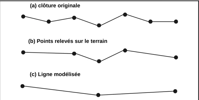 Figure n°2. Exemple de la perte de détails lors d’une modélisation  (Tiré de Bédard, 1986b) 