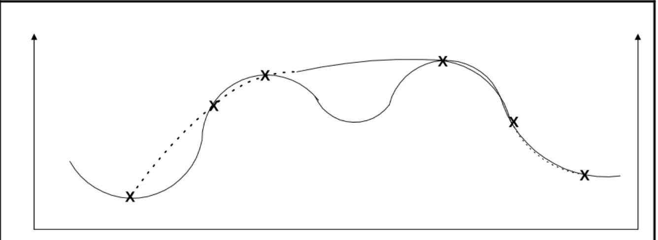 Figure n°6. Exemple d’une approximation du relief. 