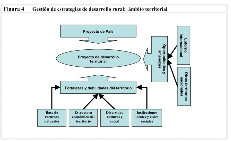 Figura 4  Gestión de estrategias de desarrollo rural:  ámbito territorial 