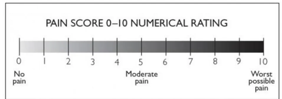 Figure 2 : Echelle numérique de la douleur (EN) 
