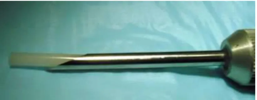 Figure 11 : pistolet de mise en place d’une spirale vaginale 