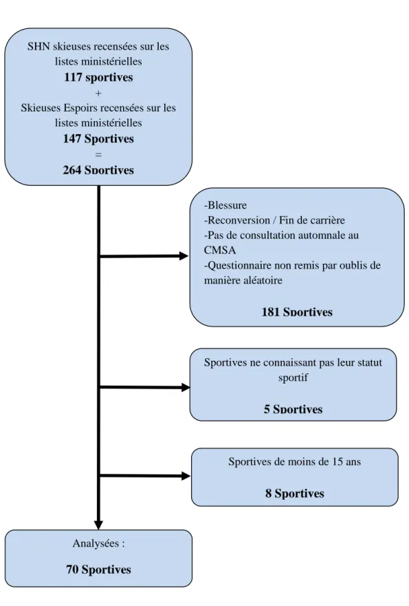 Figure 1: Flow chart of the population 