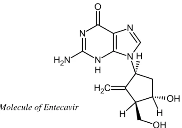 Figure 1 : structure de l’Entecavir 