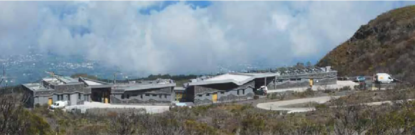 Figure 1 : La station d’observation de La Réunion.