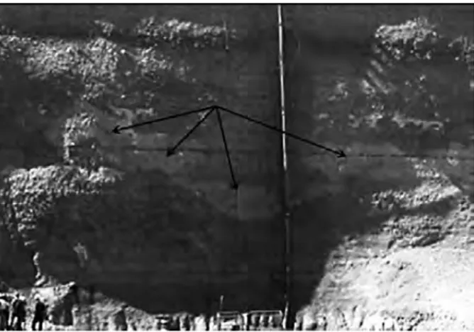 Figure 5: deep weathering nodes – ENCI quarry – Maastricht- Maastricht-Netherlands.