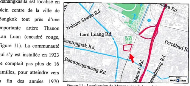 Figure Il : Localisation de Manangkhasila (encadré rouge au centre).