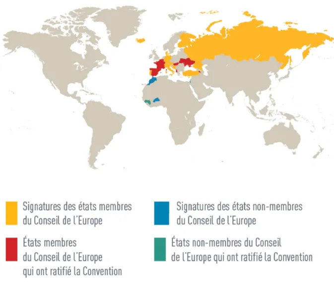 Figure 7. Situation au 17 Février 2017 de la signature de la Convention Médicrime