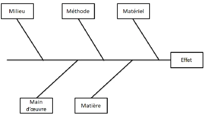 Figure 2 : Diagramme d’Ishikawa (10) 